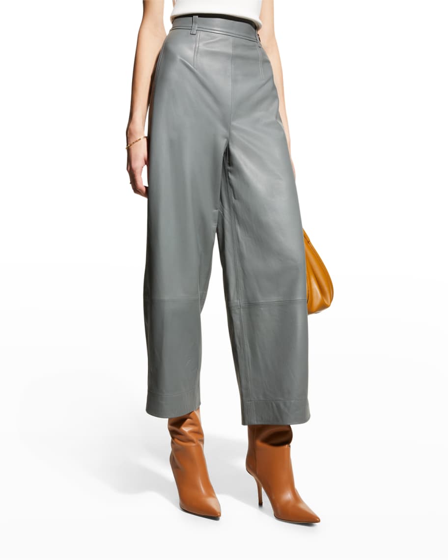 Vince cropped leather pants outlet