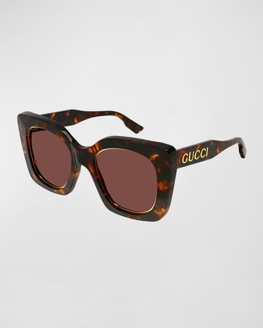 Gucci colorblock acetate square sunglasses online