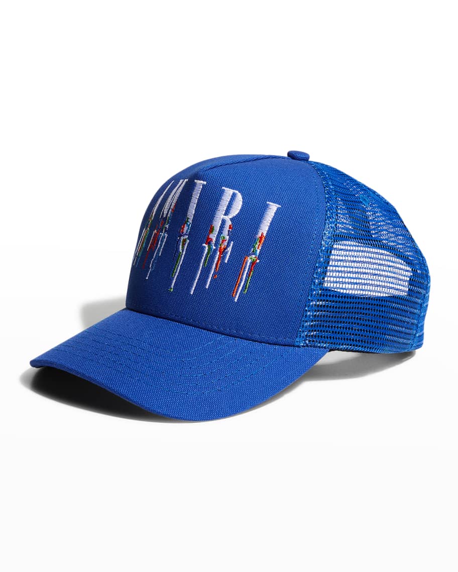 Amiri Men's Paint Drip Core Logo Trucker Hat