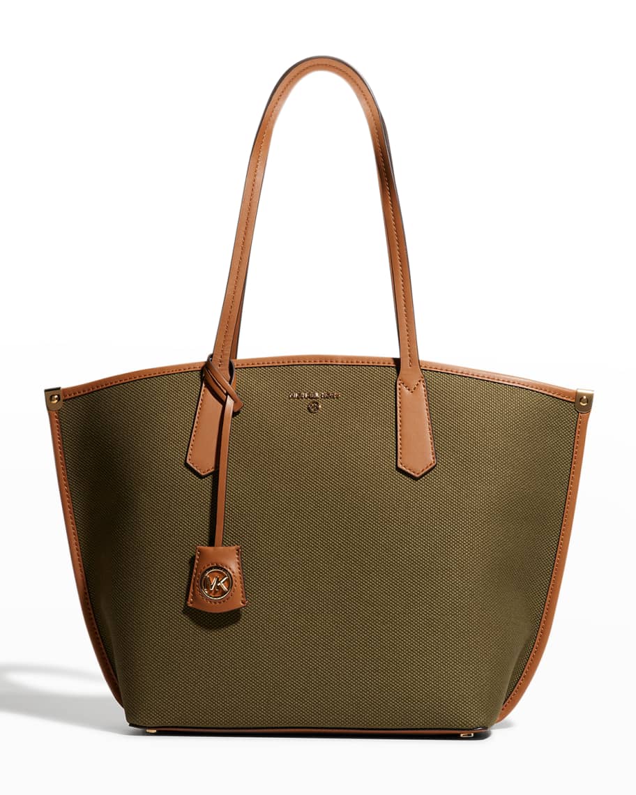 MICHAEL Michael Kors Jane Large Canvas Tote Bag Neiman Marcus