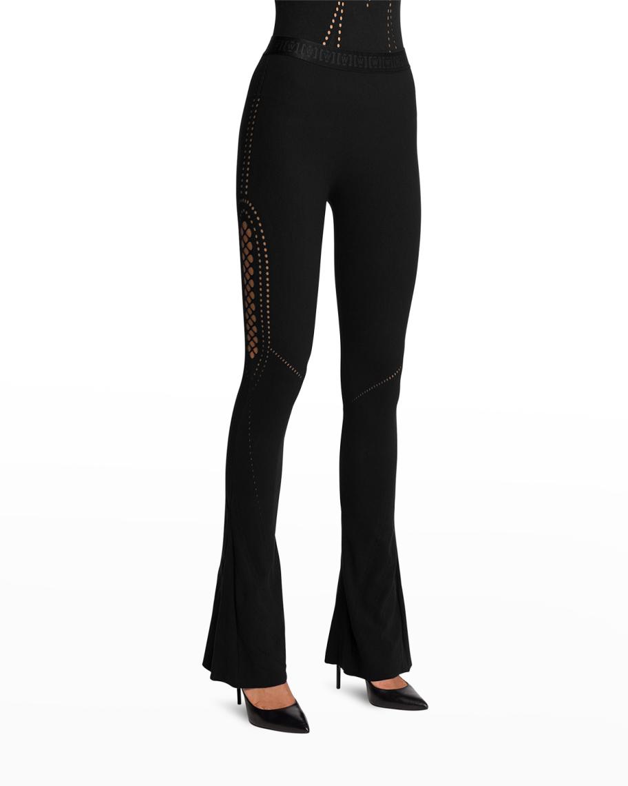 Wolford Sporty Lacing Net Leggings | Neiman Marcus