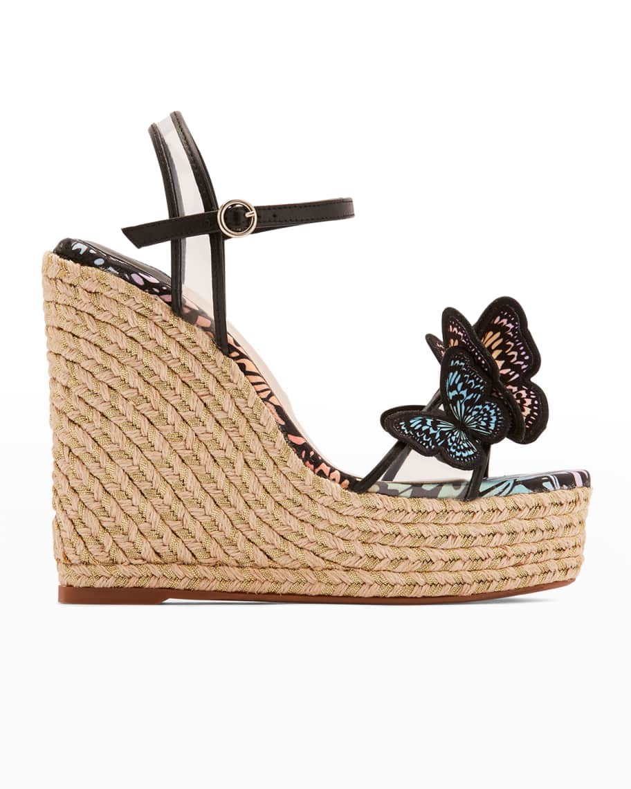 Sophia webster riva hotsell flat butterfly sandals