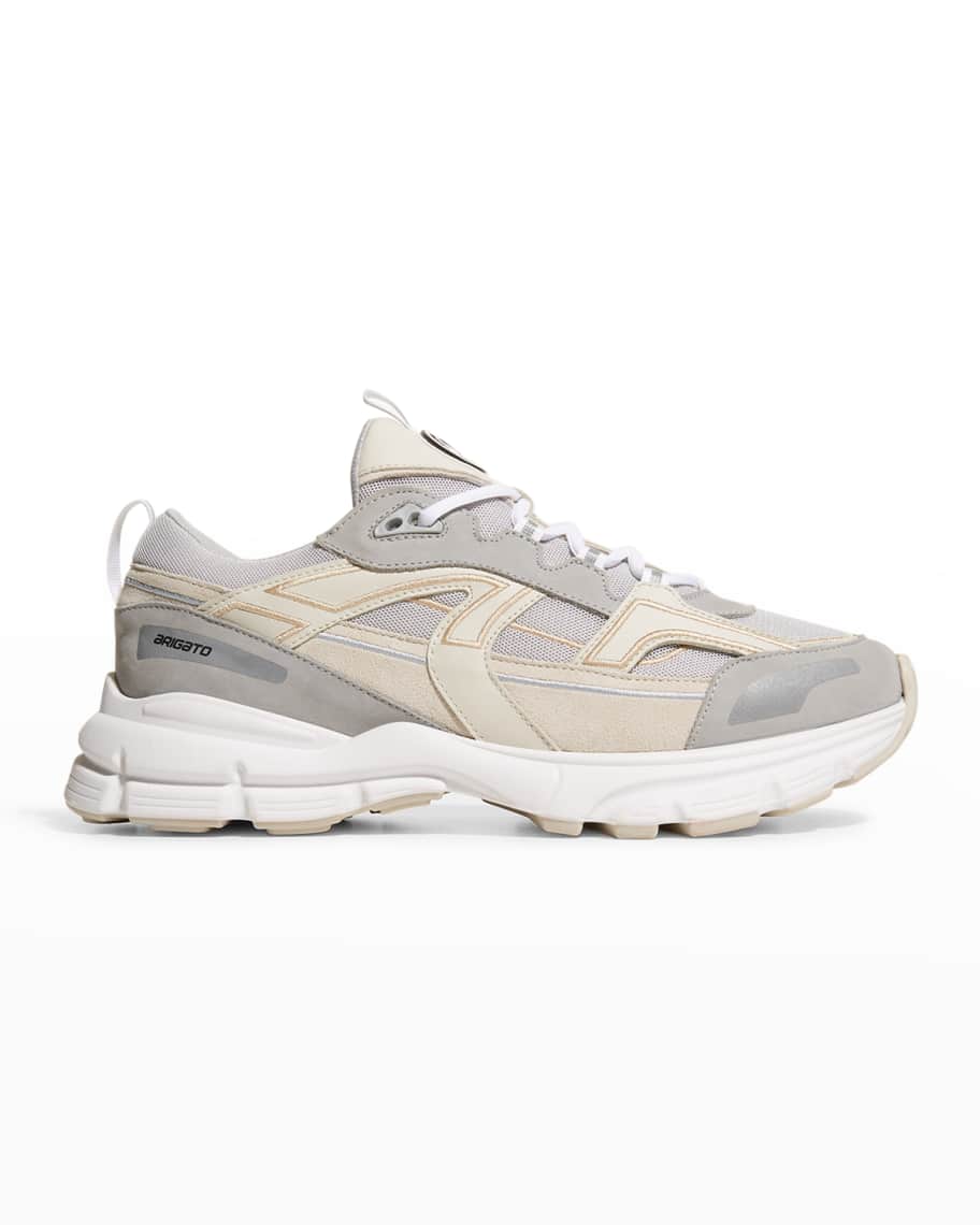 Axel Arigato Marathon Mixed Leather Running Sneakers Neiman Marcus