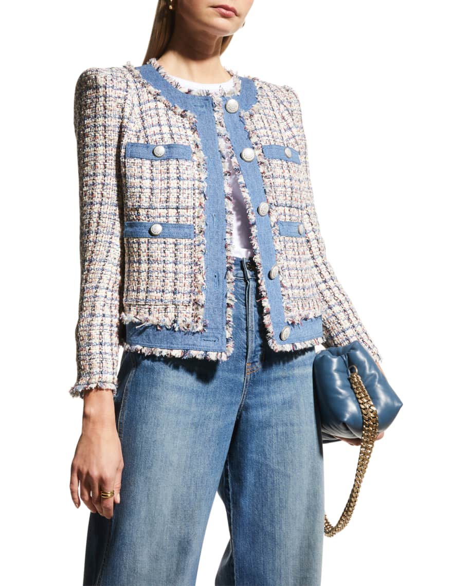 Veronica Beard Esten Tweed Jacket Neiman Marcus