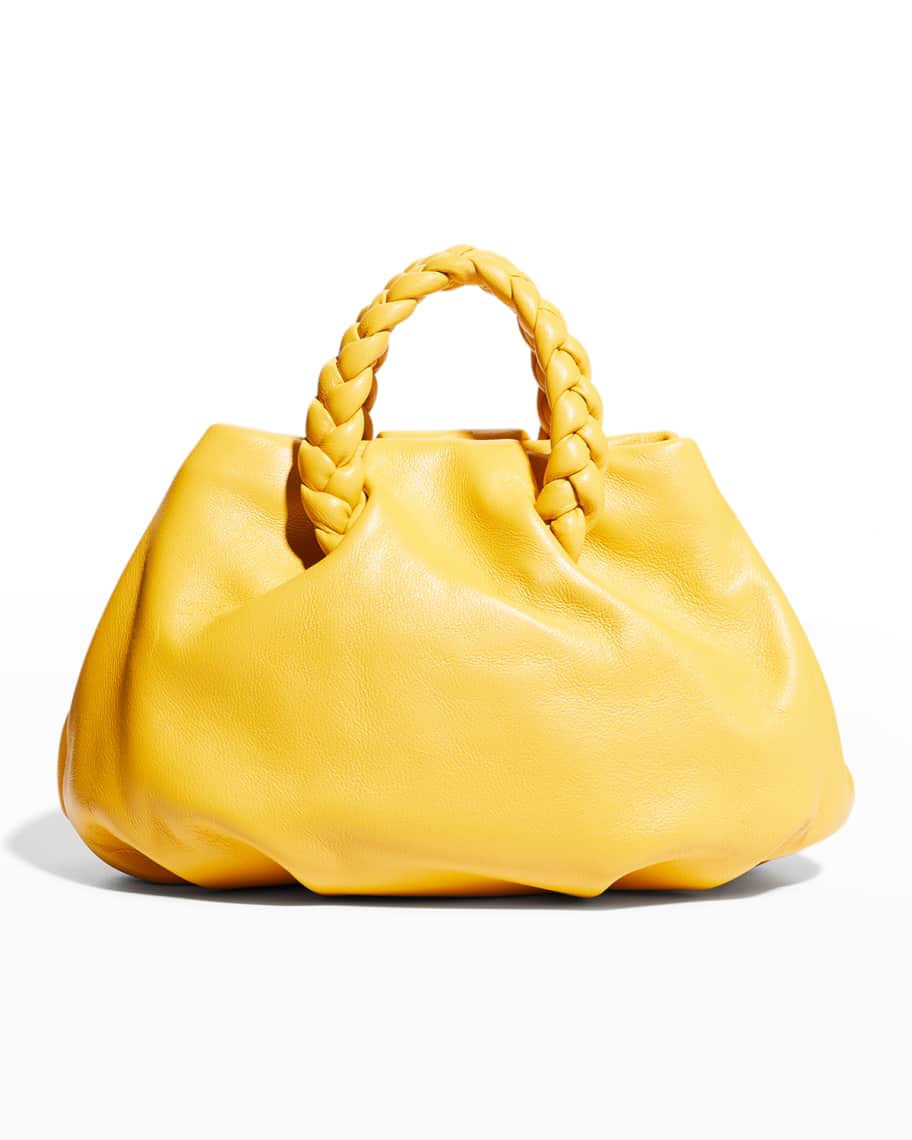 HEREU Bombon Leather Top Handle Bag | Neiman Marcus
