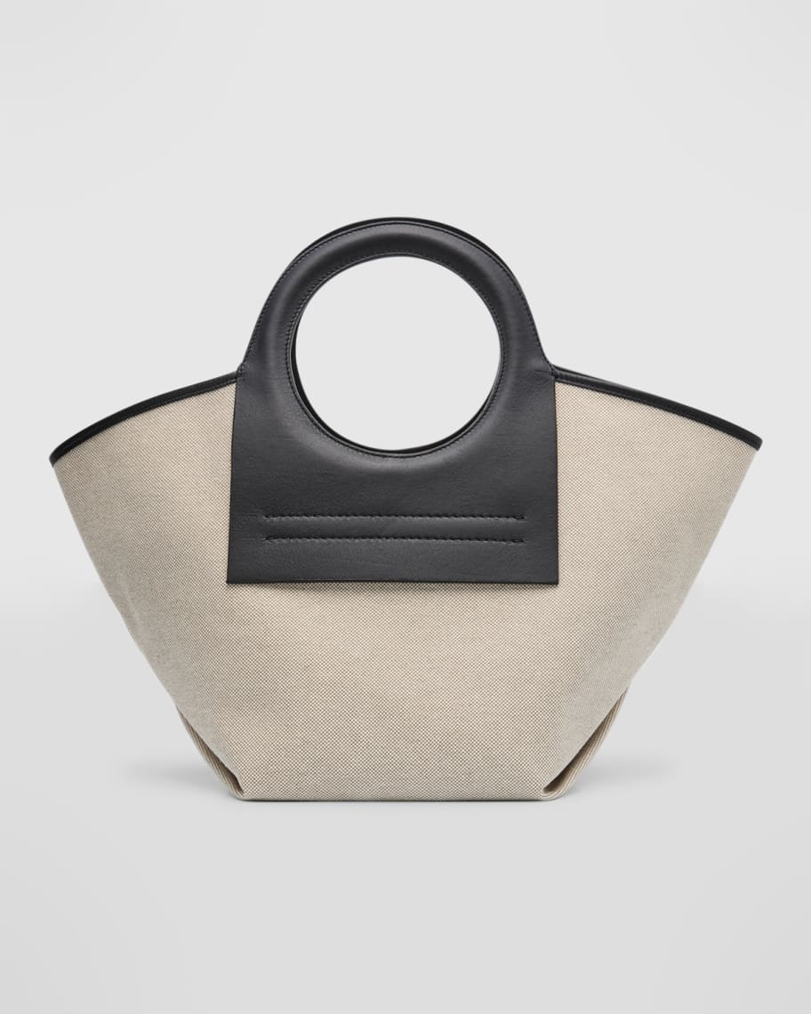 Cala bow detail store small leather tote bag