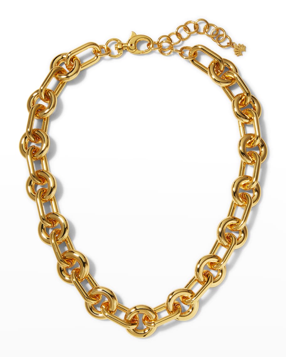 Lele Sadoughi Oversized Chain Necklace | Neiman Marcus