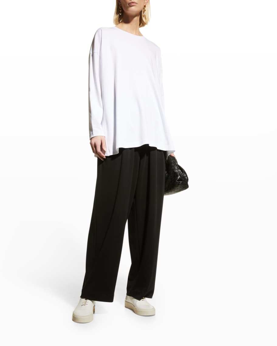 Eskandar Longer Japanese Scoop Pocket Trousers | Neiman Marcus