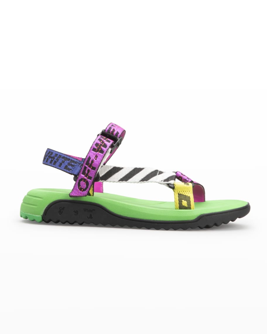 Off-White New Trek Colorblock Sport Sandals | Neiman Marcus