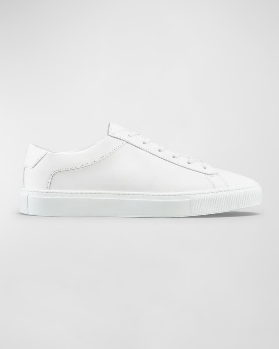Koio Capri Tonal Leather Low-Top Sneakers | Neiman Marcus