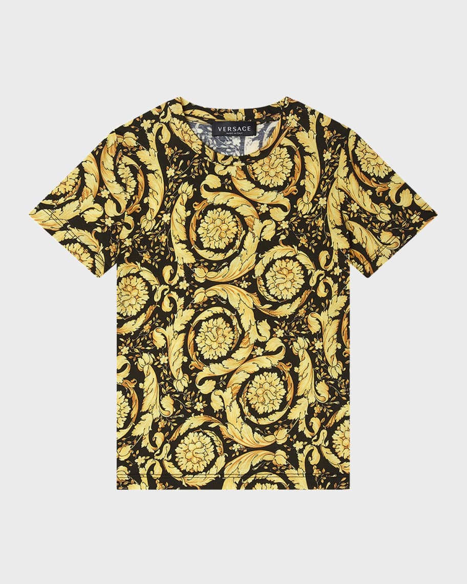Versace t shirt barocco top