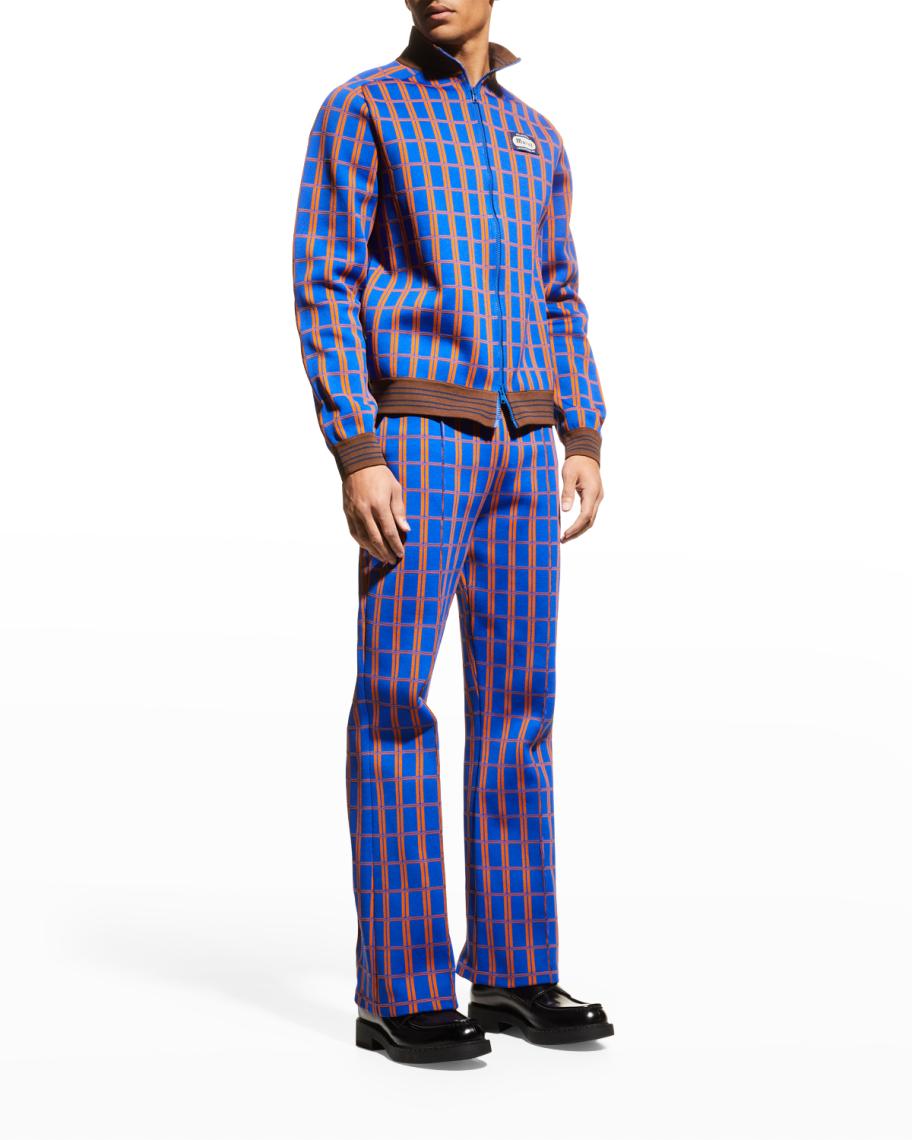 Marni Men's Retro Grid Track Jacket | Neiman Marcus