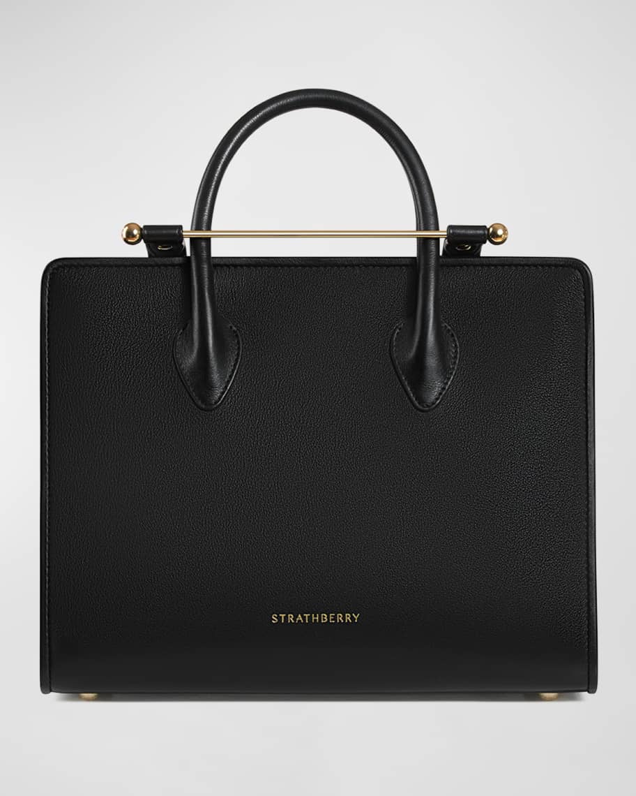 STRATHBERRY Leather Midi Tote | Neiman Marcus