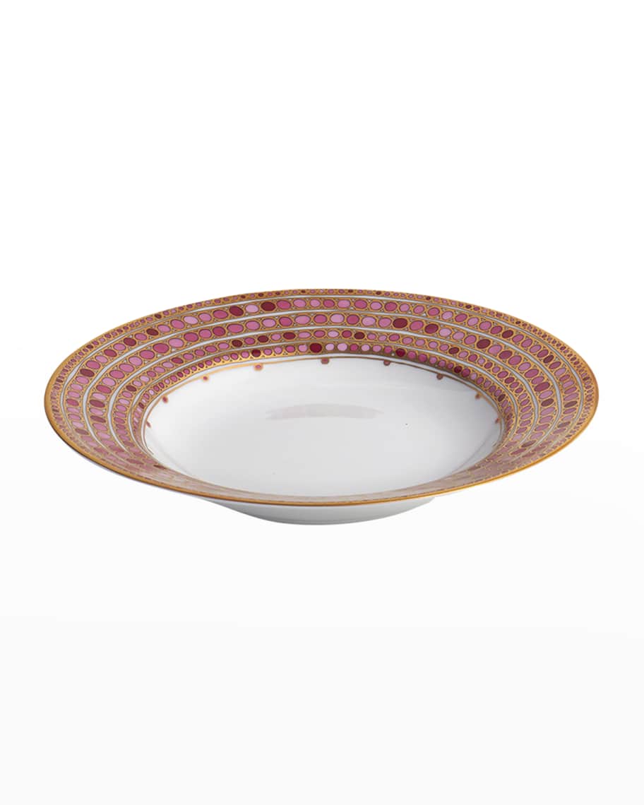Haviland & Parlon Syracuse Rose Rim Soup | Neiman Marcus