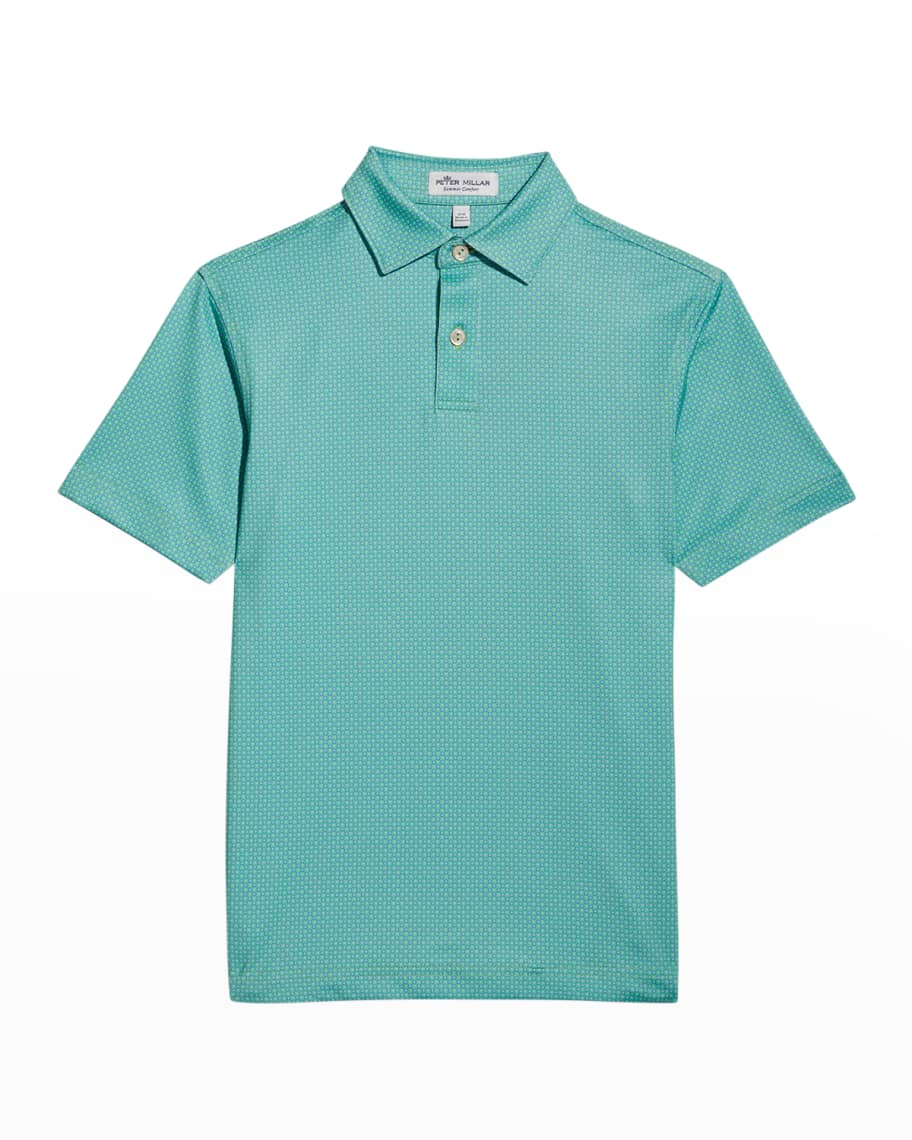 Peter Millar Dolly Performance Polo: Cottage Blue