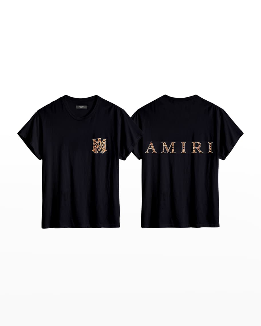 Amiri Men's Floral Logo T-Shirt - Bergdorf Goodman