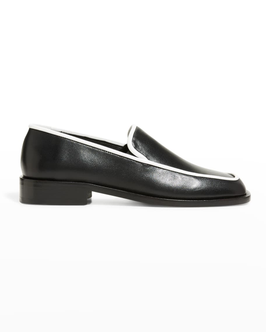 Wandler Lucy Bicolor Leather Loafers | Neiman Marcus