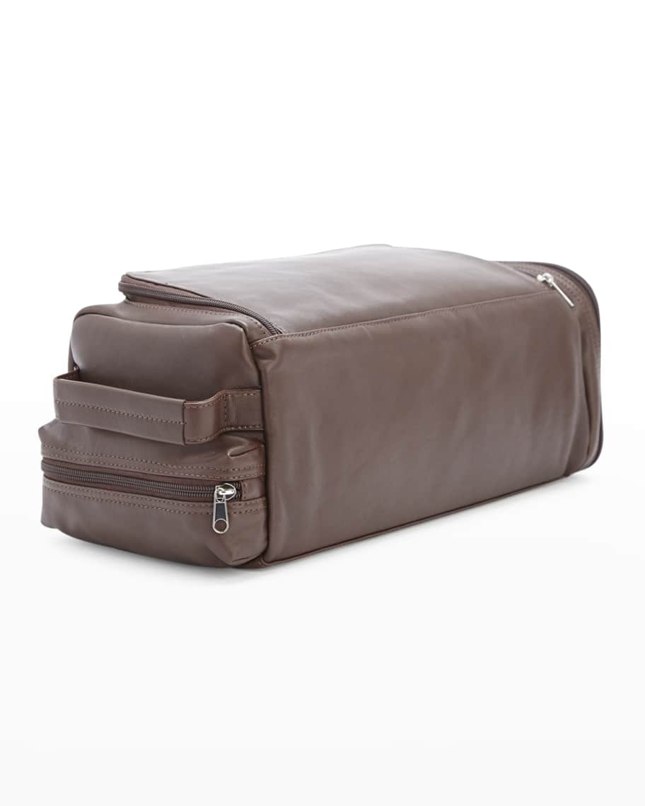 ROYCE New York Personalized Leather Golf Shoe Bag Neiman Marcus