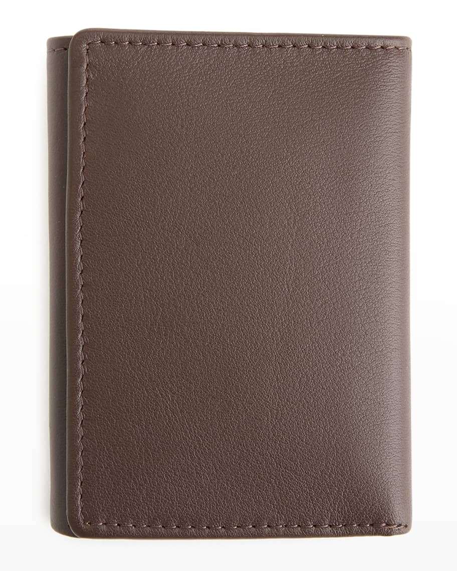 ROYCE New York Personalized Leather Trifold Wallet | Neiman Marcus