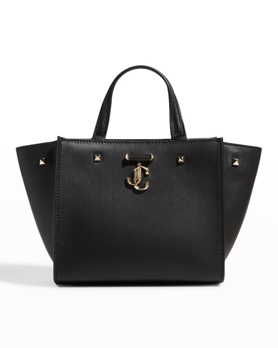 Jimmy Choo Varenne Small Studded Leather Tote Bag Neiman Marcus