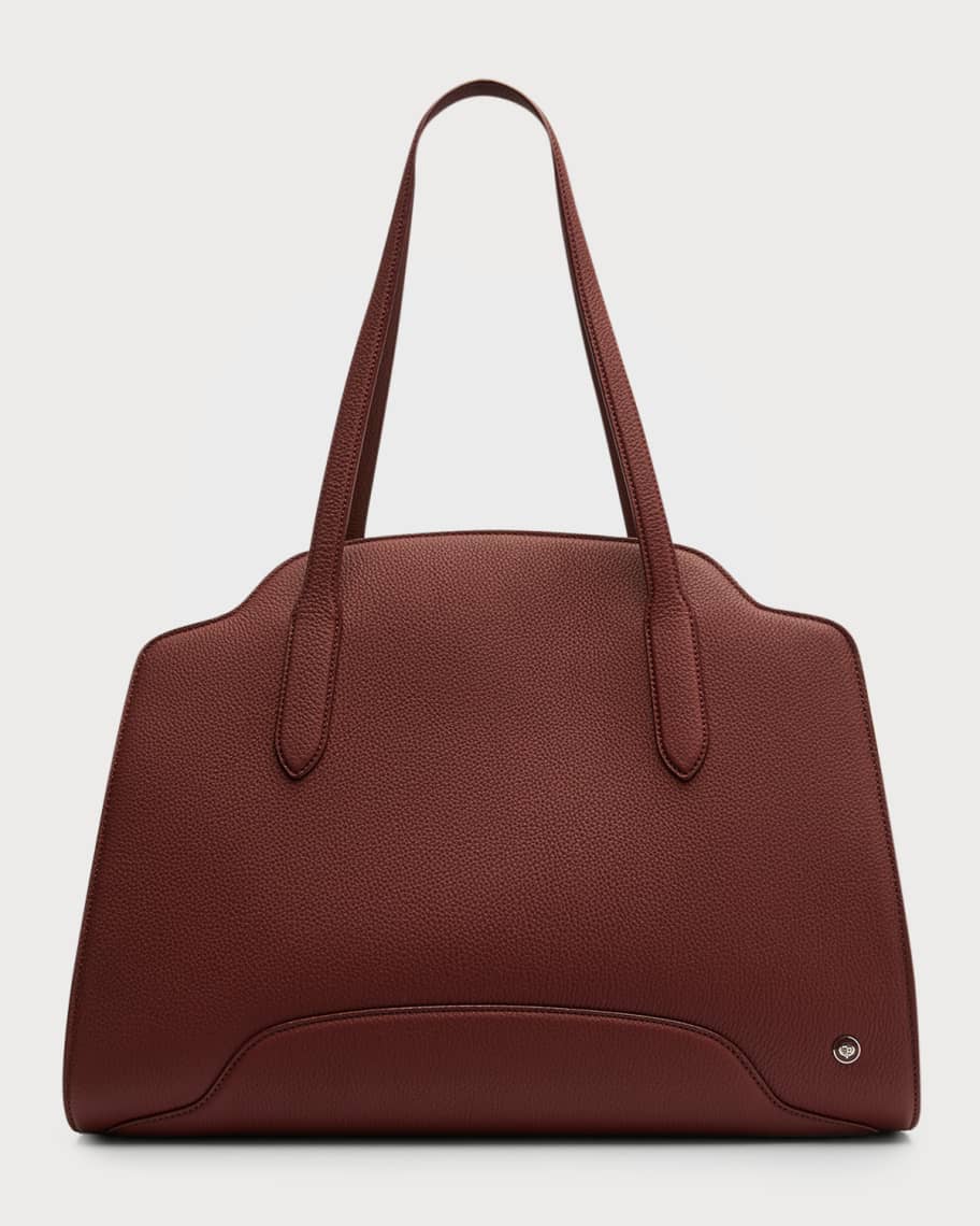 Loro Piana Sesia XL Leather Tote Bag | Neiman Marcus