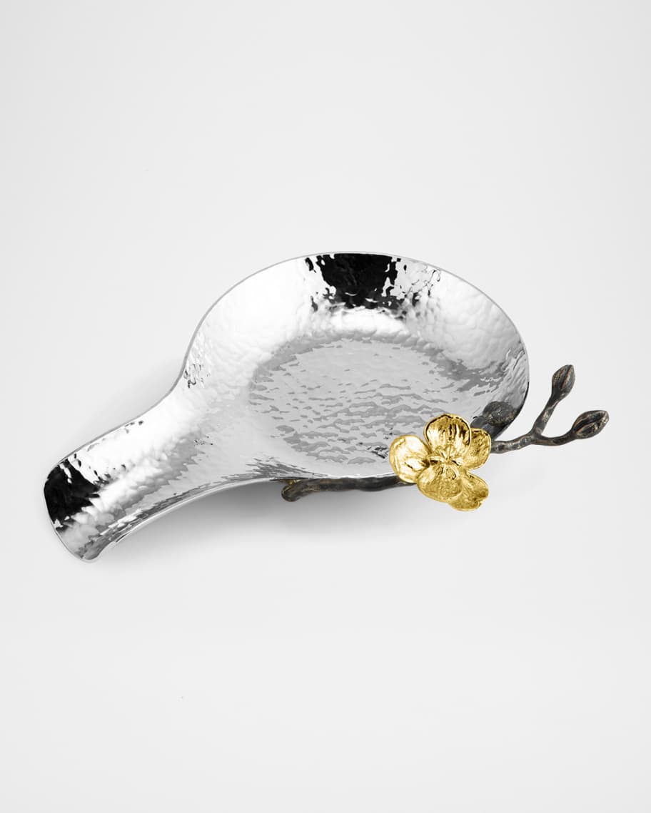 Michael Aram Gold Orchid Spoon Rest | Neiman Marcus