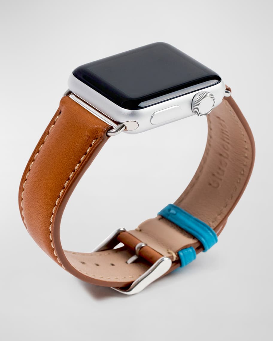 louis vuitton leather apple watch band 45mm
