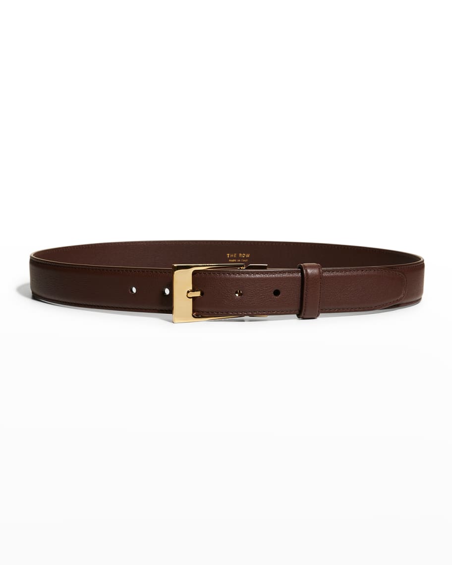 THE ROW Jewel Leather Belt Neiman Marcus