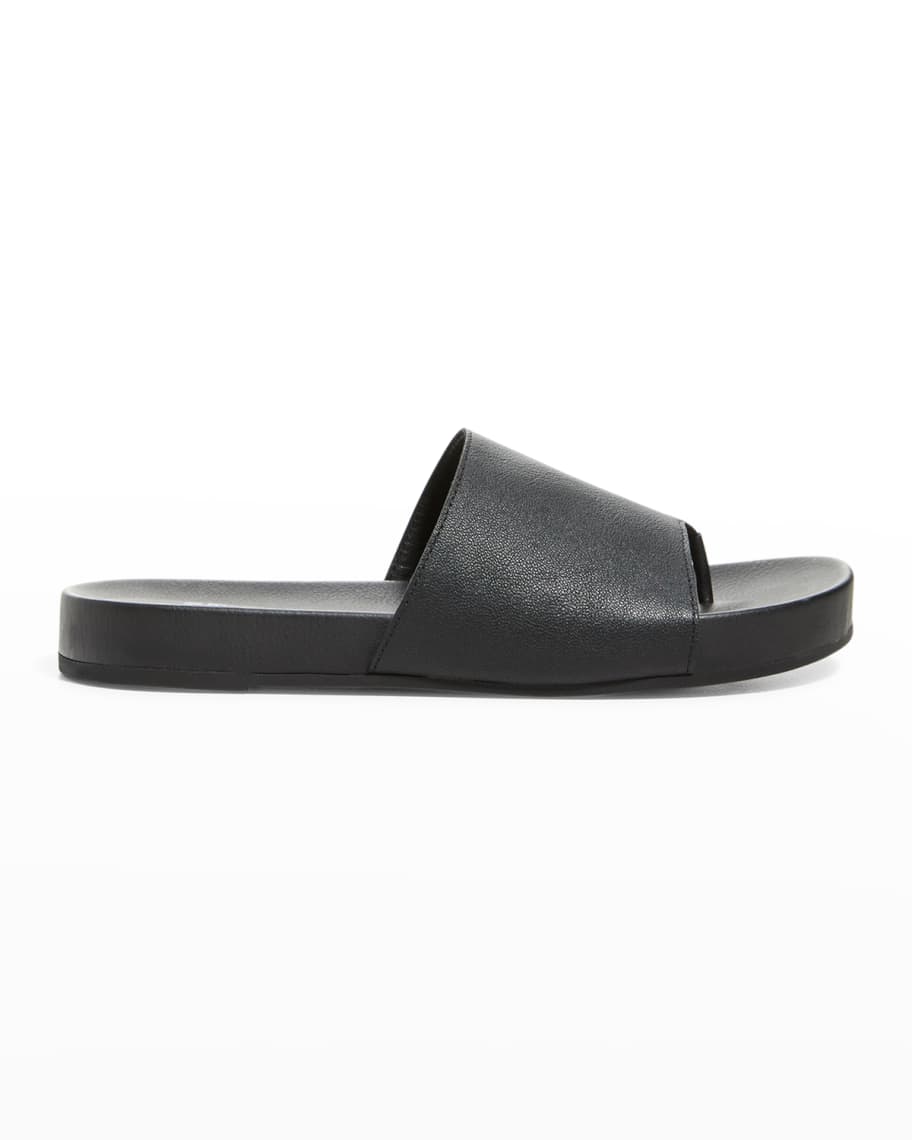 Eileen Fisher Motion Leather Thong Comfort Sandals | Neiman Marcus