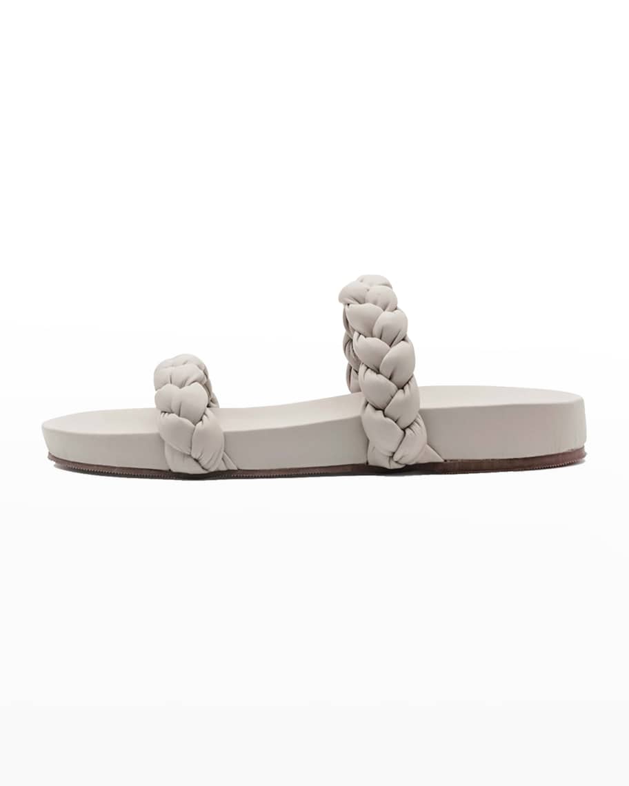 KAANAS Coco Chunky Braided Pool Slide Sandals | Neiman Marcus
