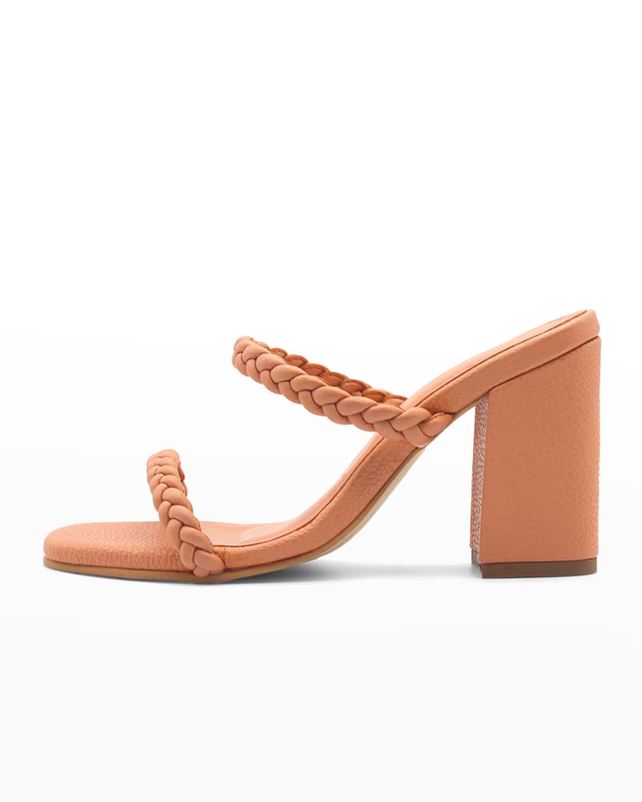 kaanas binjai double braid leather heel