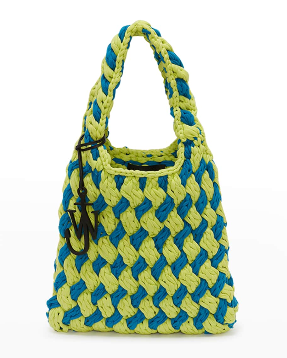 JW Anderson Bicolor Knitted Shopper Tote Bag Neiman Marcus