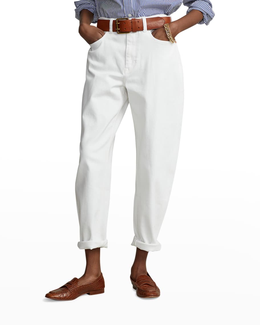 Hudson twill sales cropped trousers