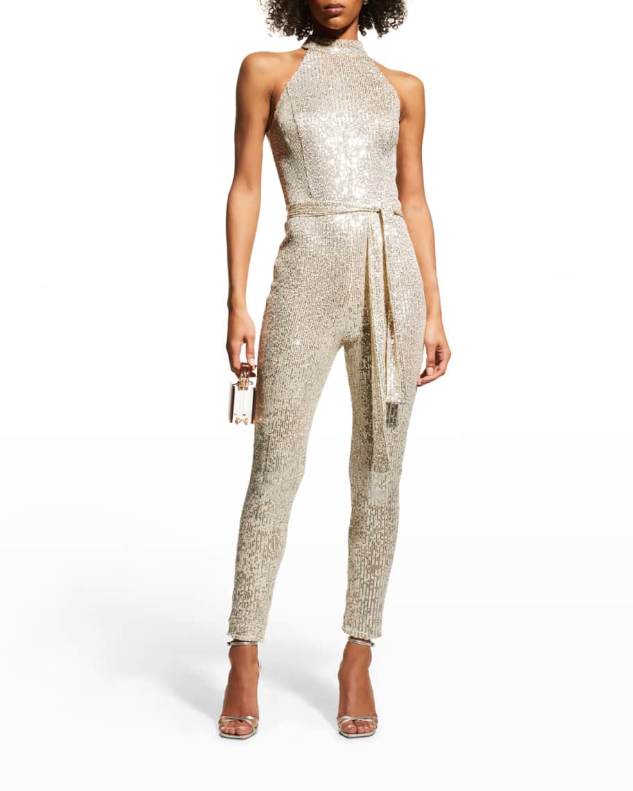 Lavish alice sequin hot sale jumpsuit