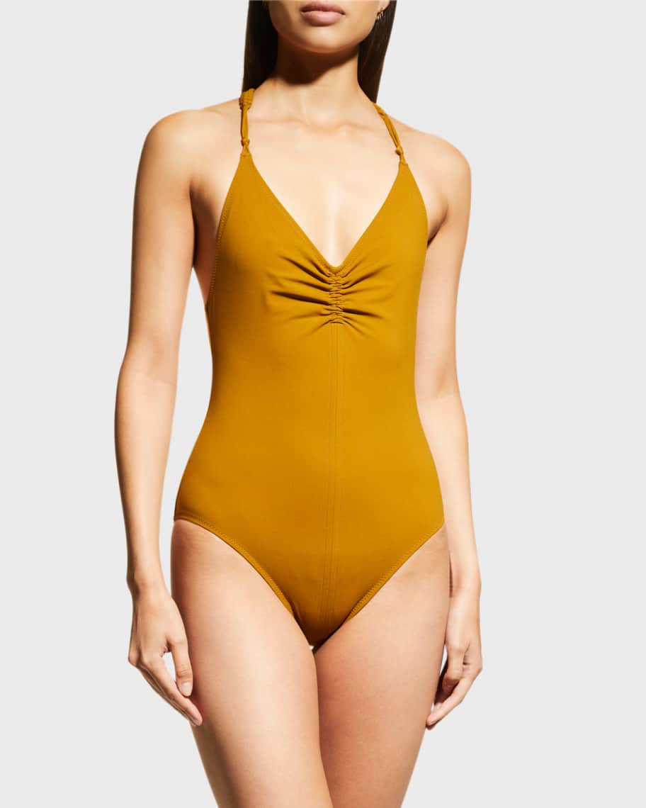 Women Fashion Louis Vuitton Braded Bikini Swimwear 2 Piece Set