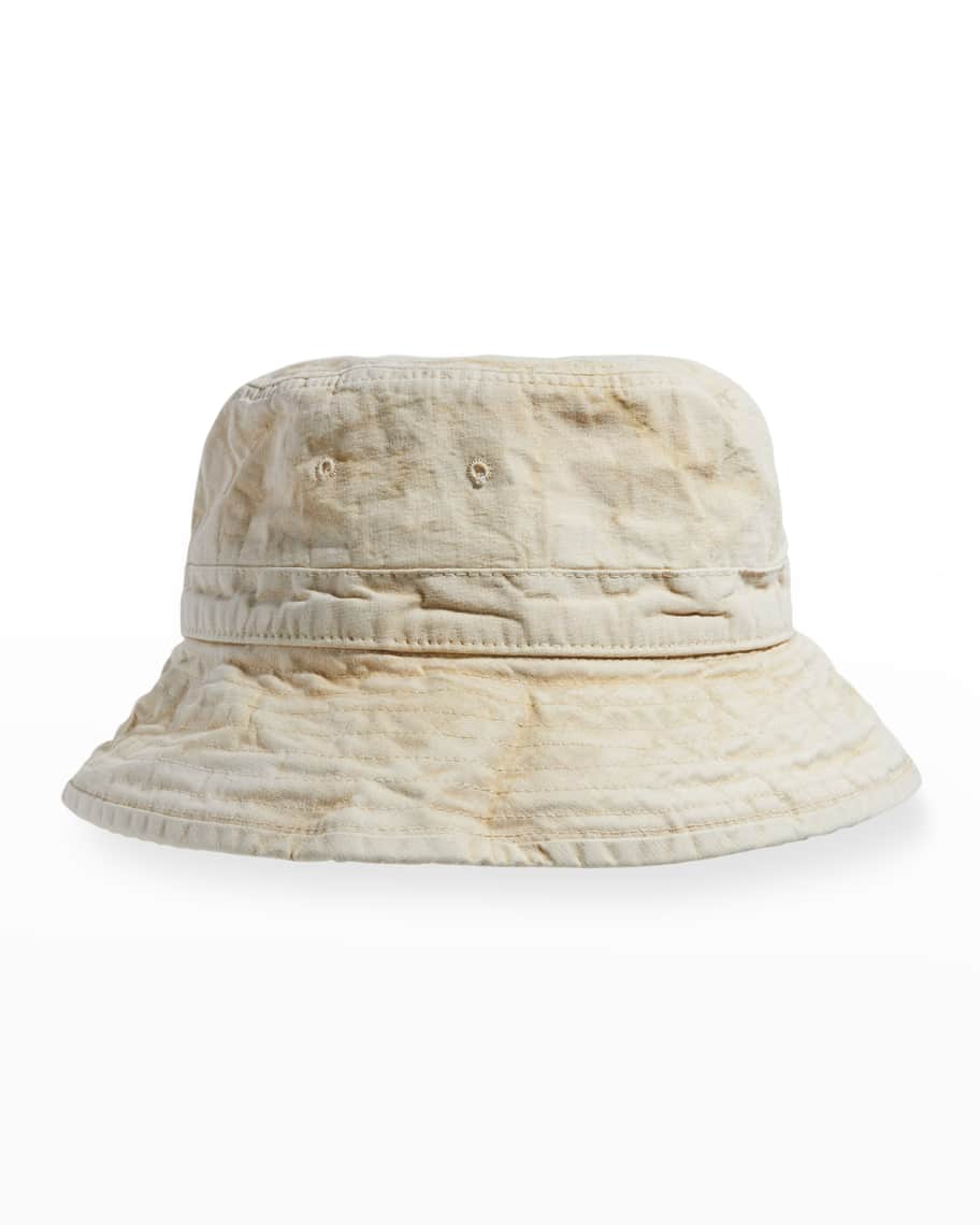 Jil Sander Men's Cotton Canvas Bucket Hat | Neiman Marcus