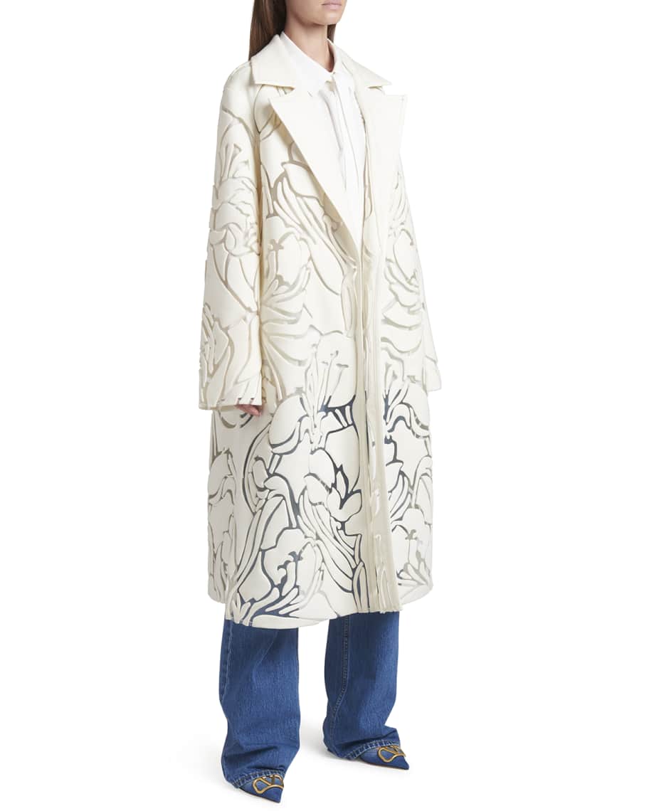 トレンチコート Valentino Garavani White Poplin Overcoat Valentino White poplin overcoat | gebnegozionline | REVERSIBLE