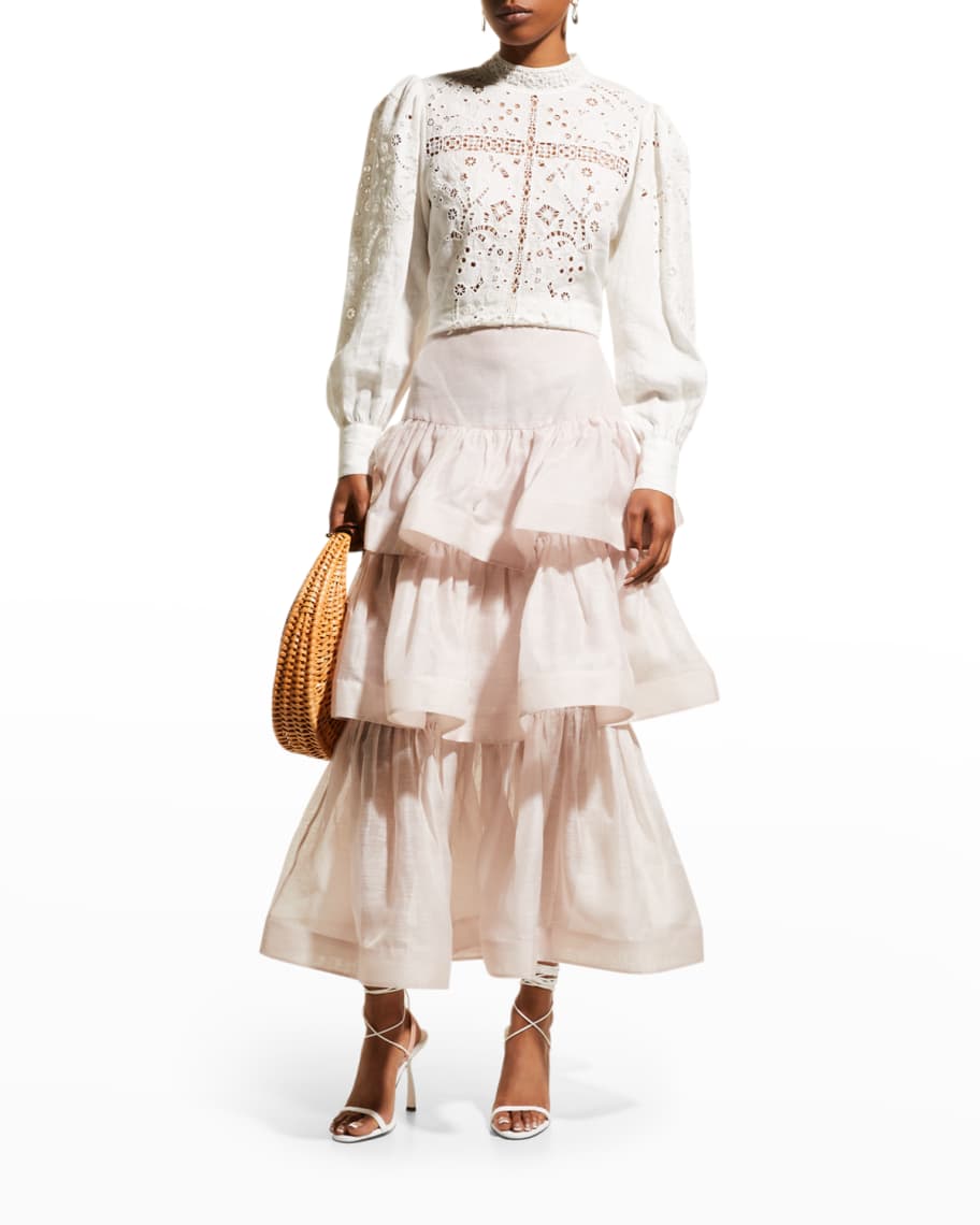 Zimmermann tiered skirt clearance