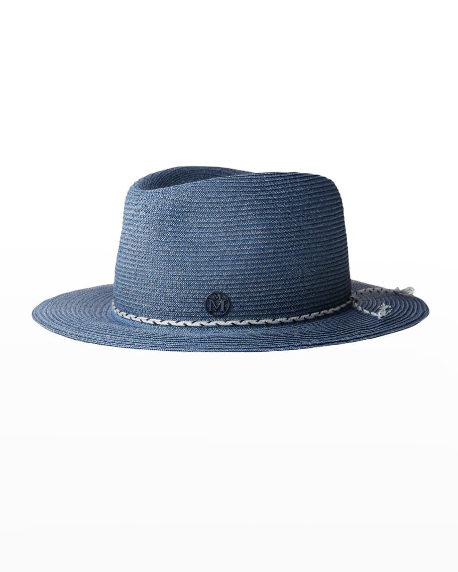 Maison Michel Andre Straw Fedora Hat | Neiman Marcus