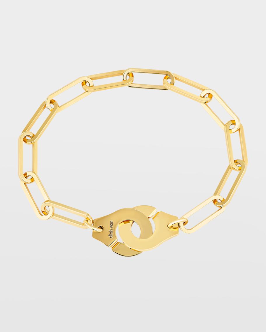 dinh van 750イエローゴールド（18金）ロープブレスレット dinh van Yellow Gold Menottes R15 Extra-Large Bracelet | Neiman Marcus