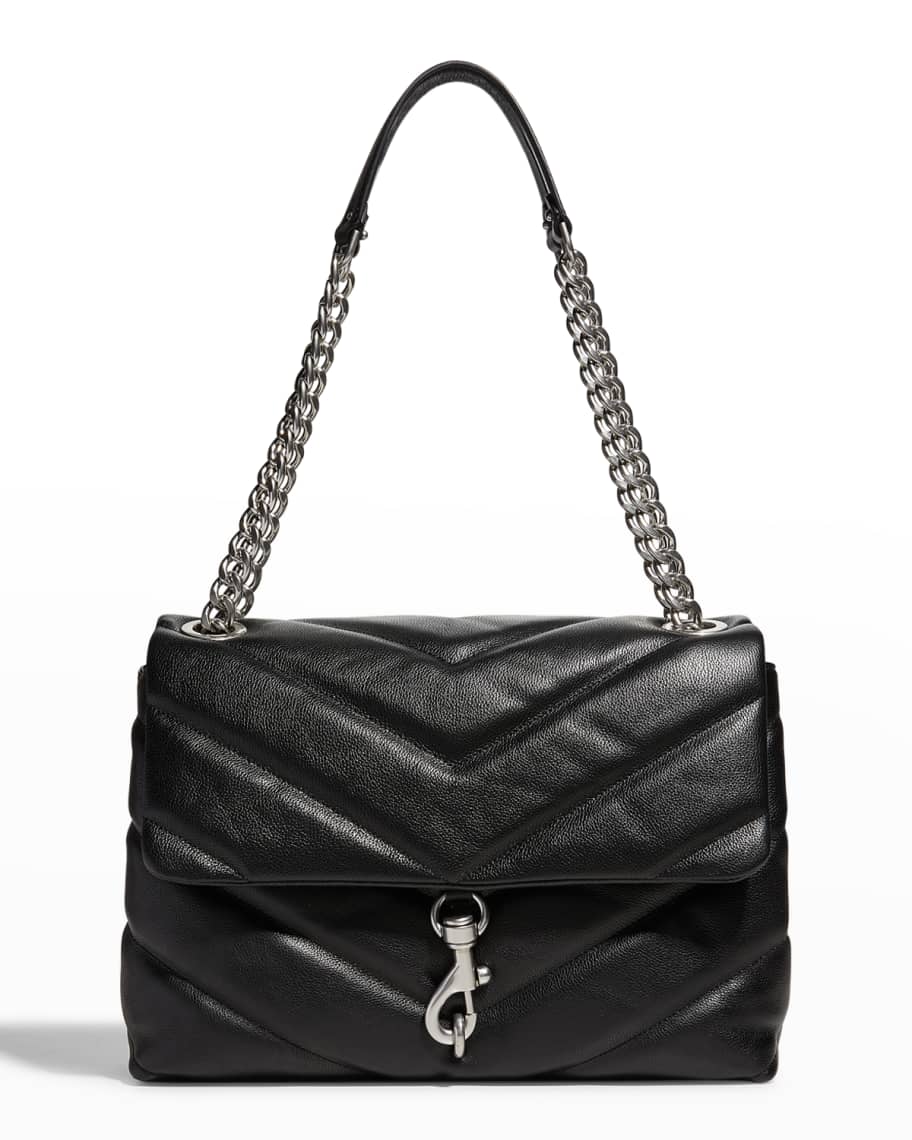 Rebecca Minkoff Edie Maxi Quilted Leather Shoulder Bag | Neiman Marcus