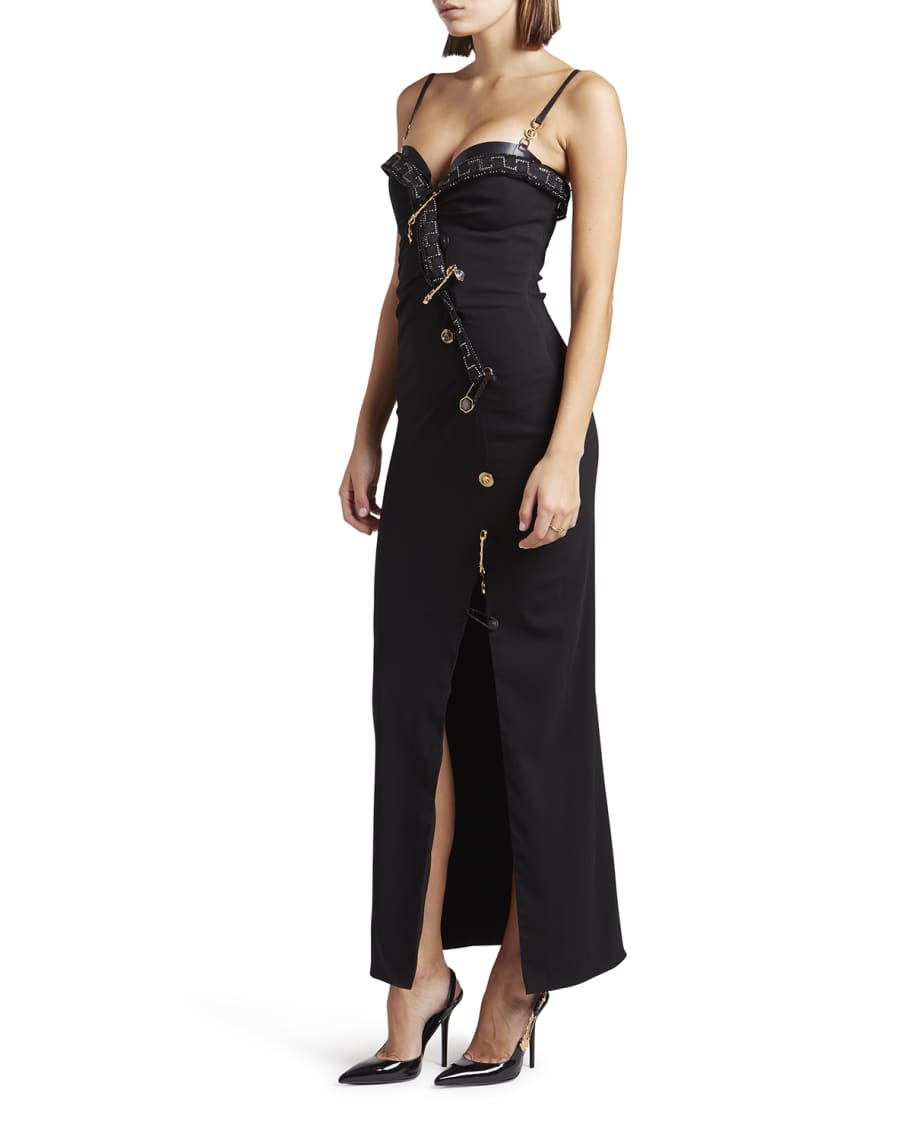 Versace safety pin dress for sale clearance