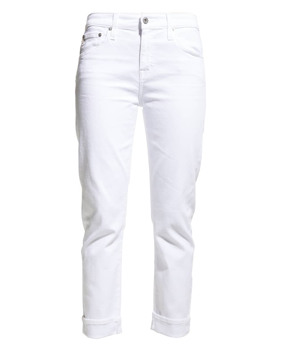 AG Jeans ExBoyfriend Ankle Cuff Jeans Neiman Marcus