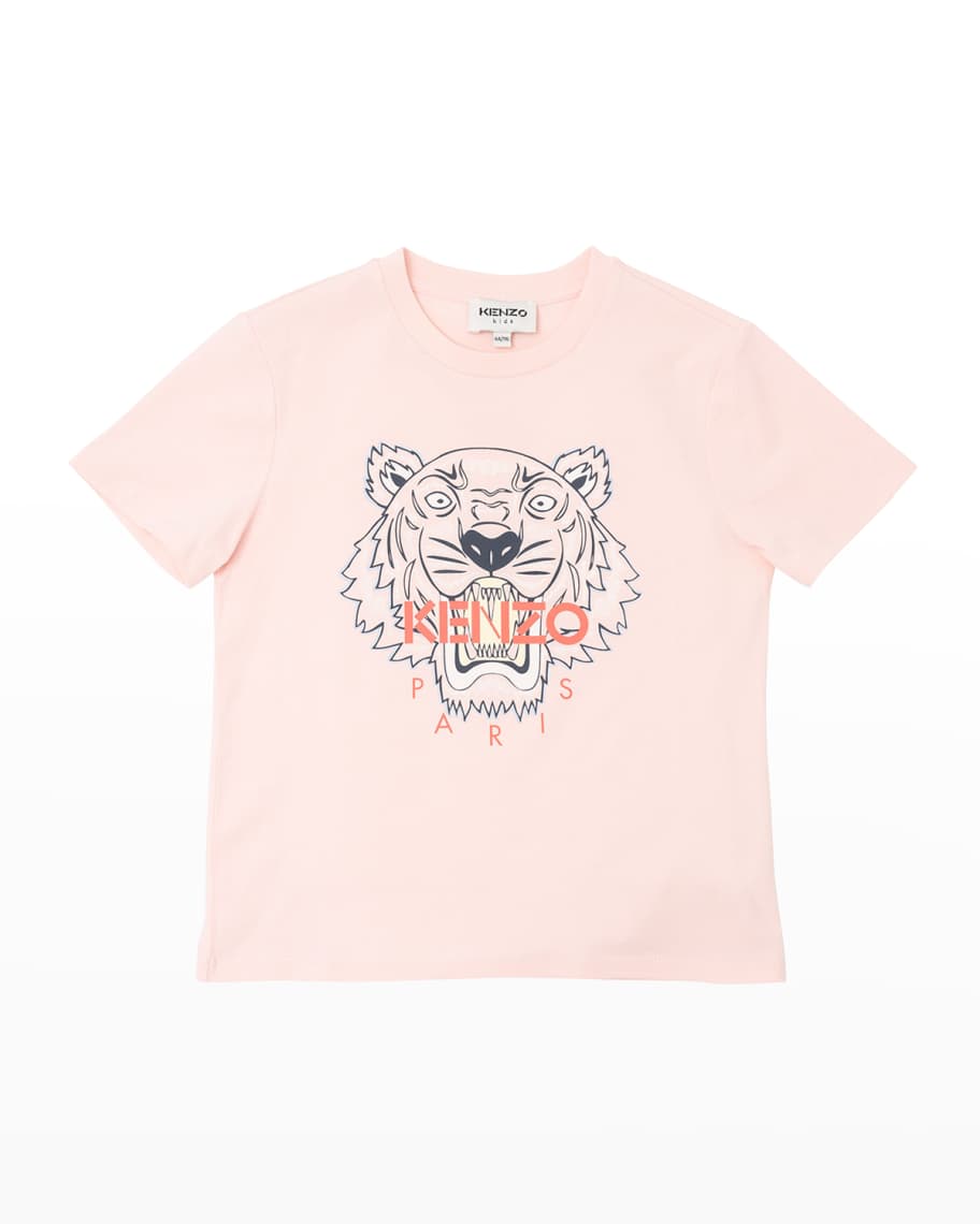 Kenzo Girl's Tiger Logo T-Shirt, Size 2-4 | Neiman Marcus