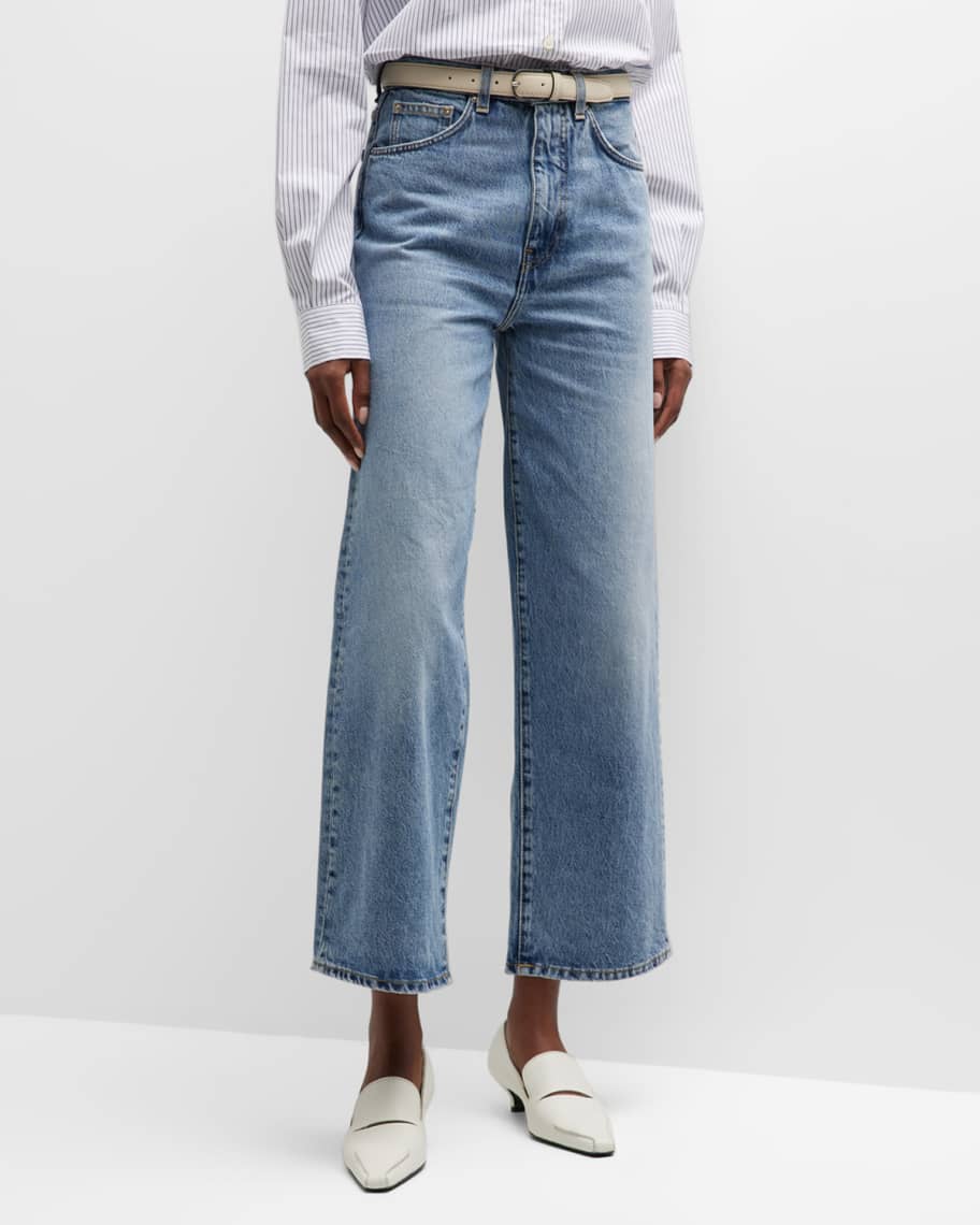 【TOTEME】Crop tapered denim pants/追跡可能/全国送料無料 Low taper denim slate – TOTEME