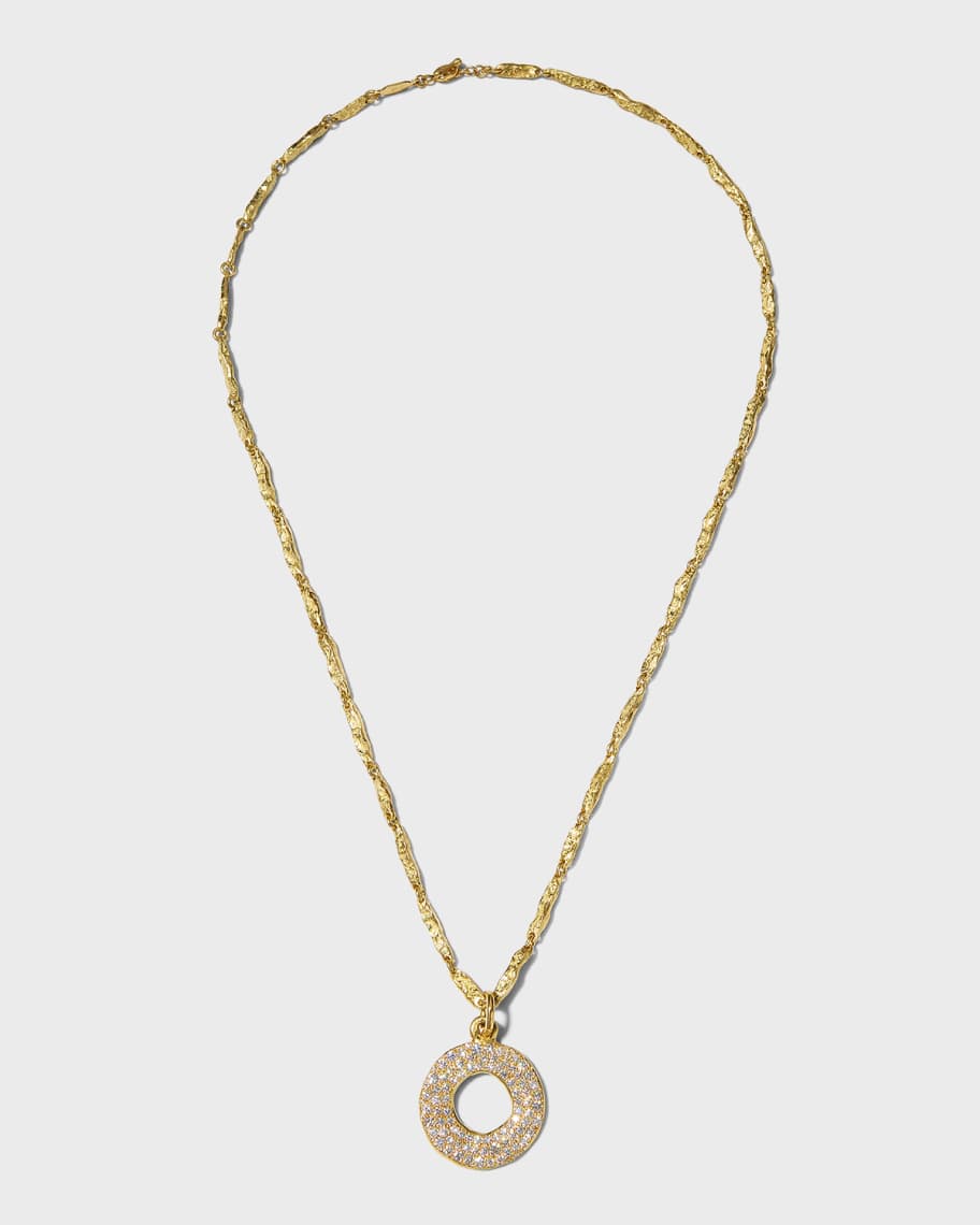 Lee Brevard Pave Old Money Necklace with Diamonds, 26
