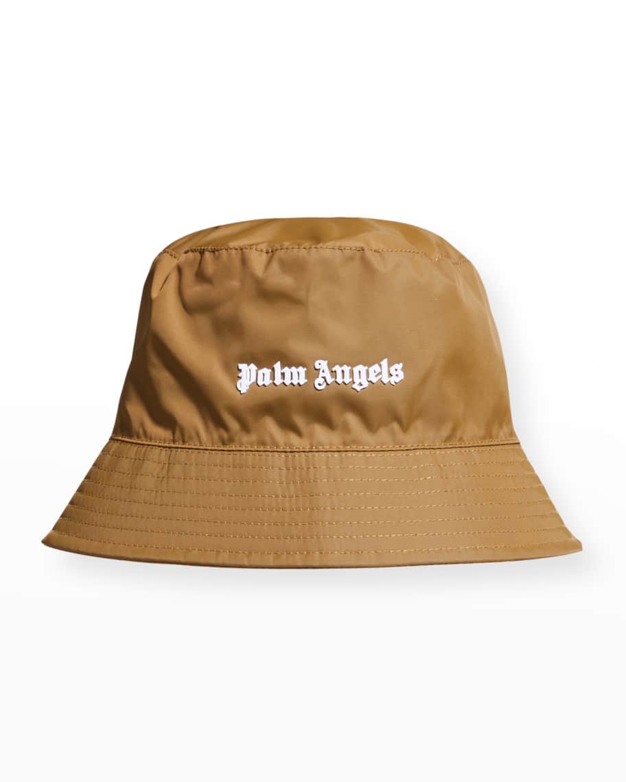Palm Angels Men's Classic Logo Bucket Hat | Neiman Marcus