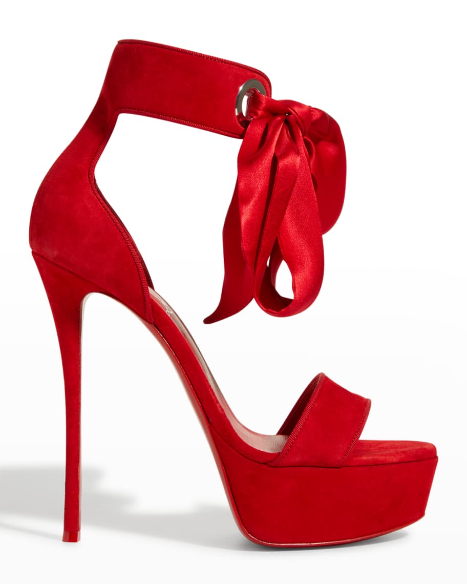 Louboutin bow sandals shop