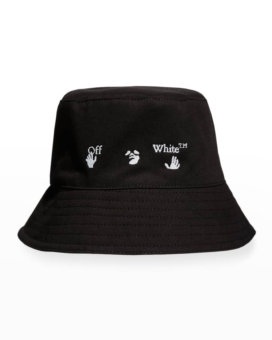 Off-White Men's Logo Bucket Hat | Neiman Marcus