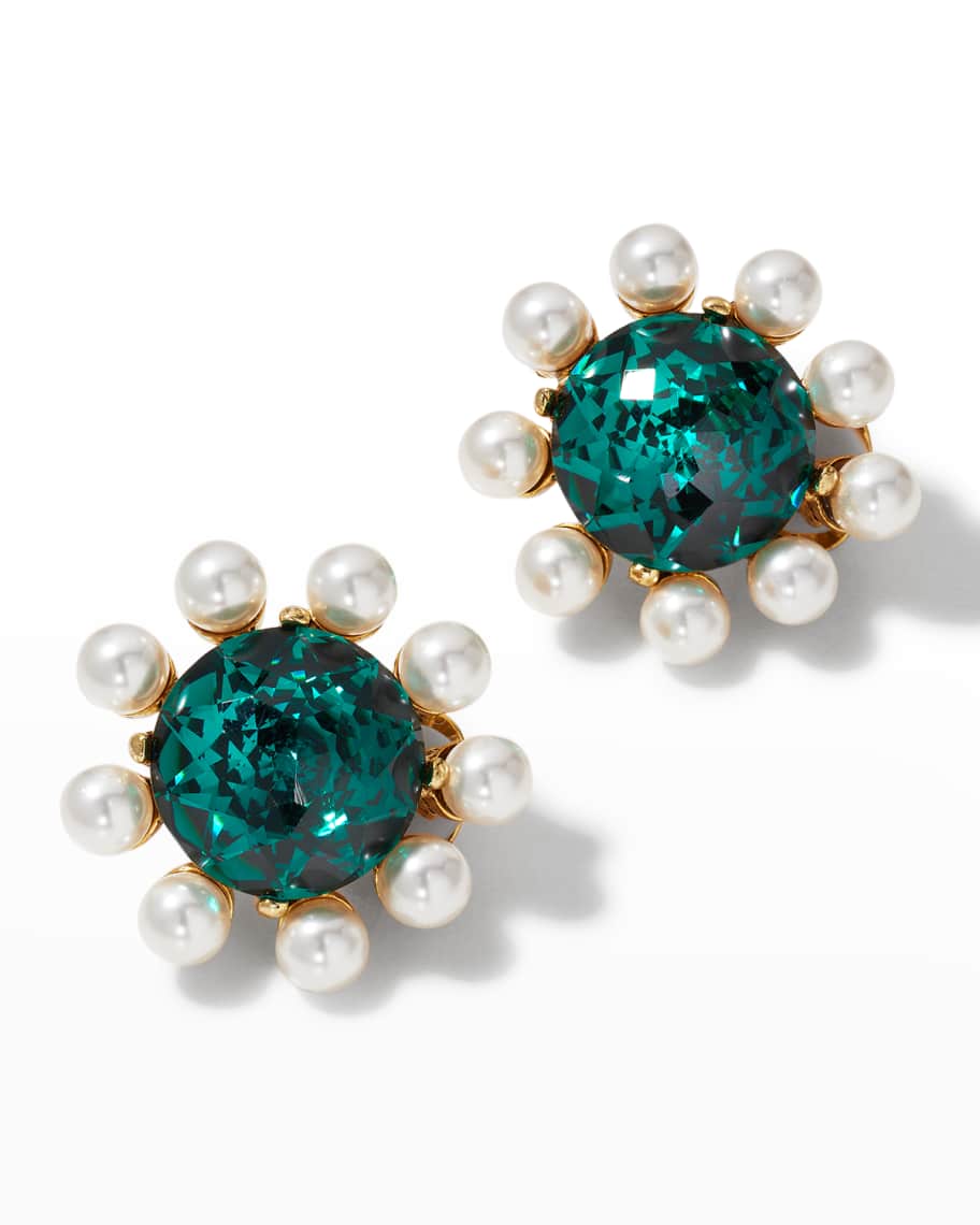 Oscar de la Renta Dome Stud Earrings Neiman Marcus